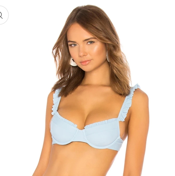 Tularosa Other - Tularosa Fabiana Bikini Top Blue Small NWT Underwire